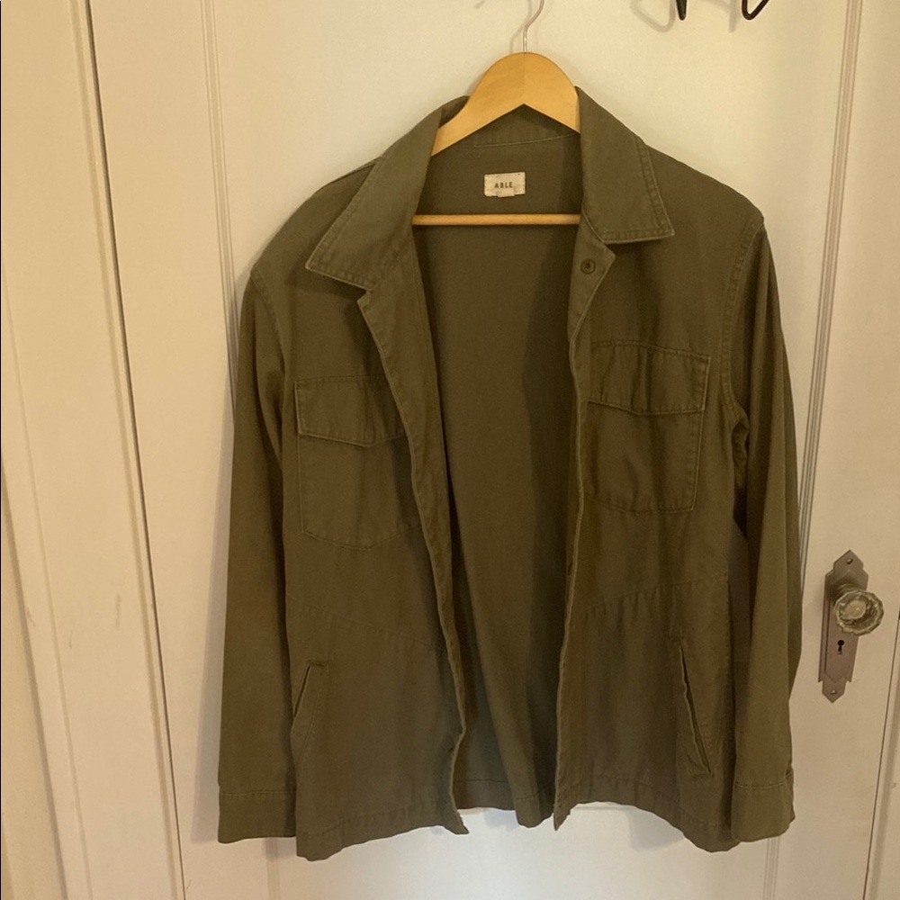 ABLE Olive Green Military Jacket
